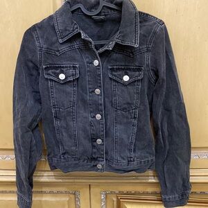 Top Shop Black Denim Jacket